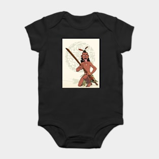 Maori warrior Baby Bodysuit